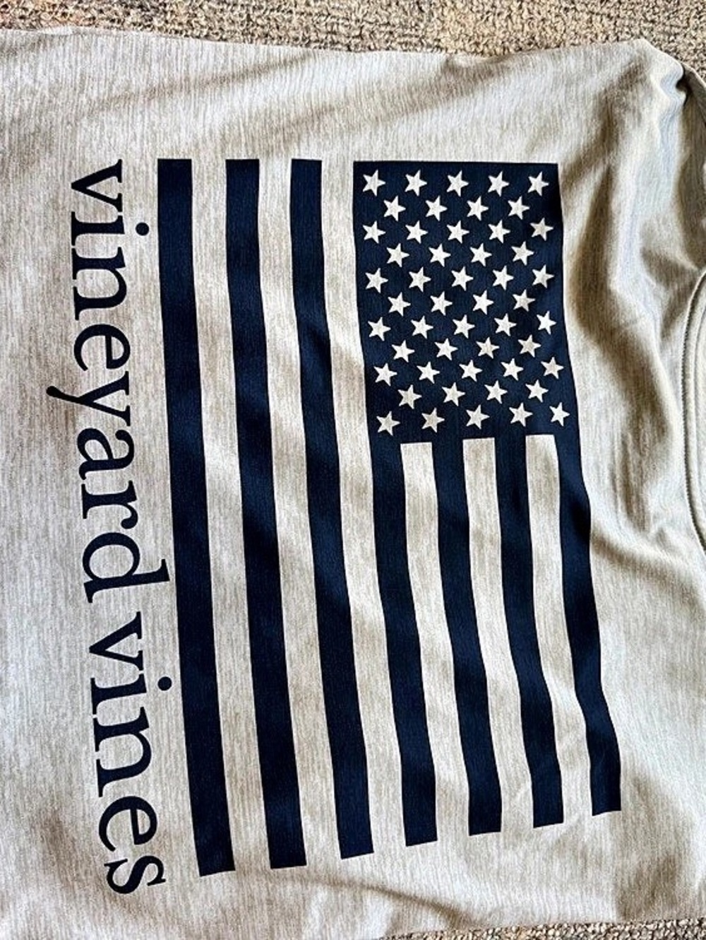 Vineyard Vines Long-Sleeve USA Flag Harbor Performance Tee CXL